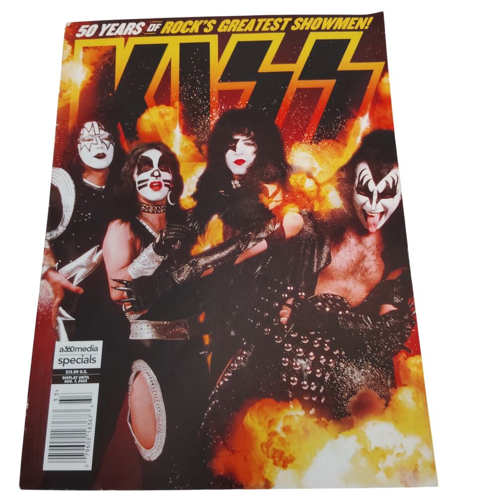 KISS 2023 Magazine: 50 Years of Rock's Greatest Showmen - Collector's Edition